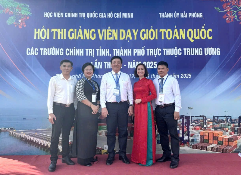 Đơn vị Trường Chính trị Sóc Trăng tại Hội thi